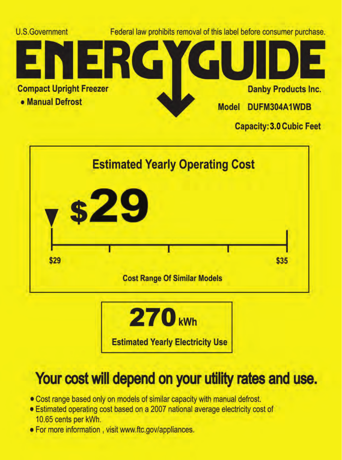 Danby DUFM304A1WDB User Manual