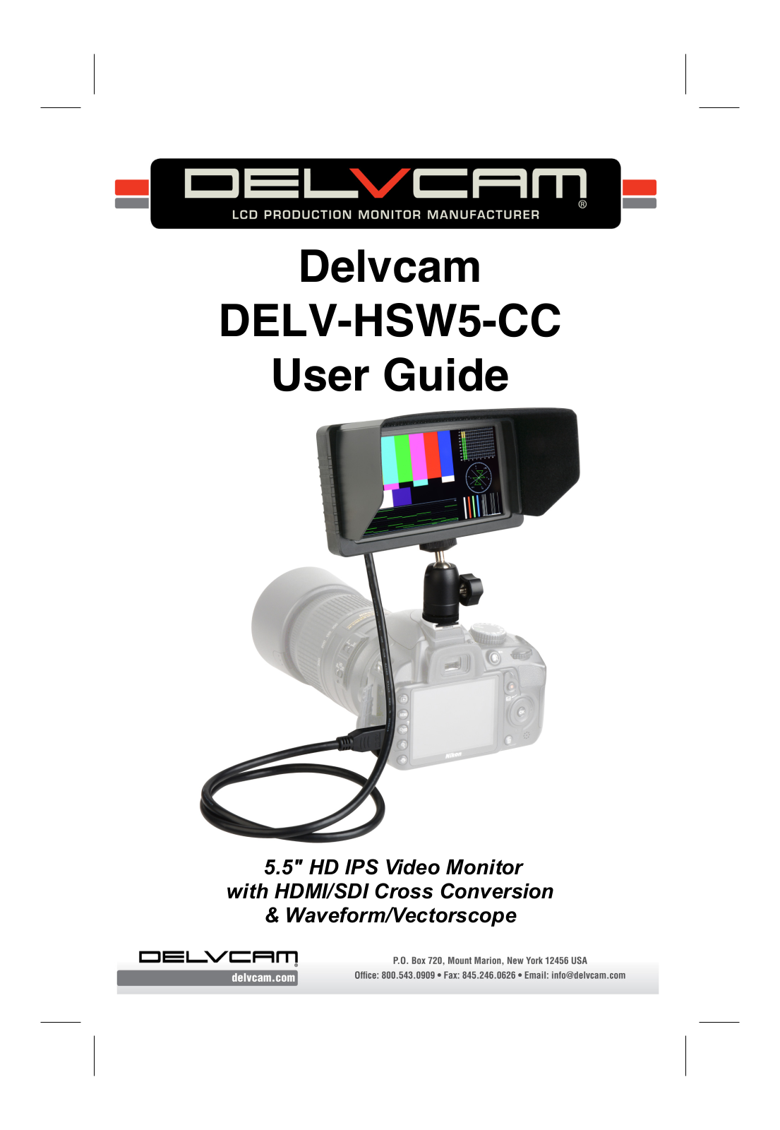 Delvcam DELV-HSW5-CC User Manual