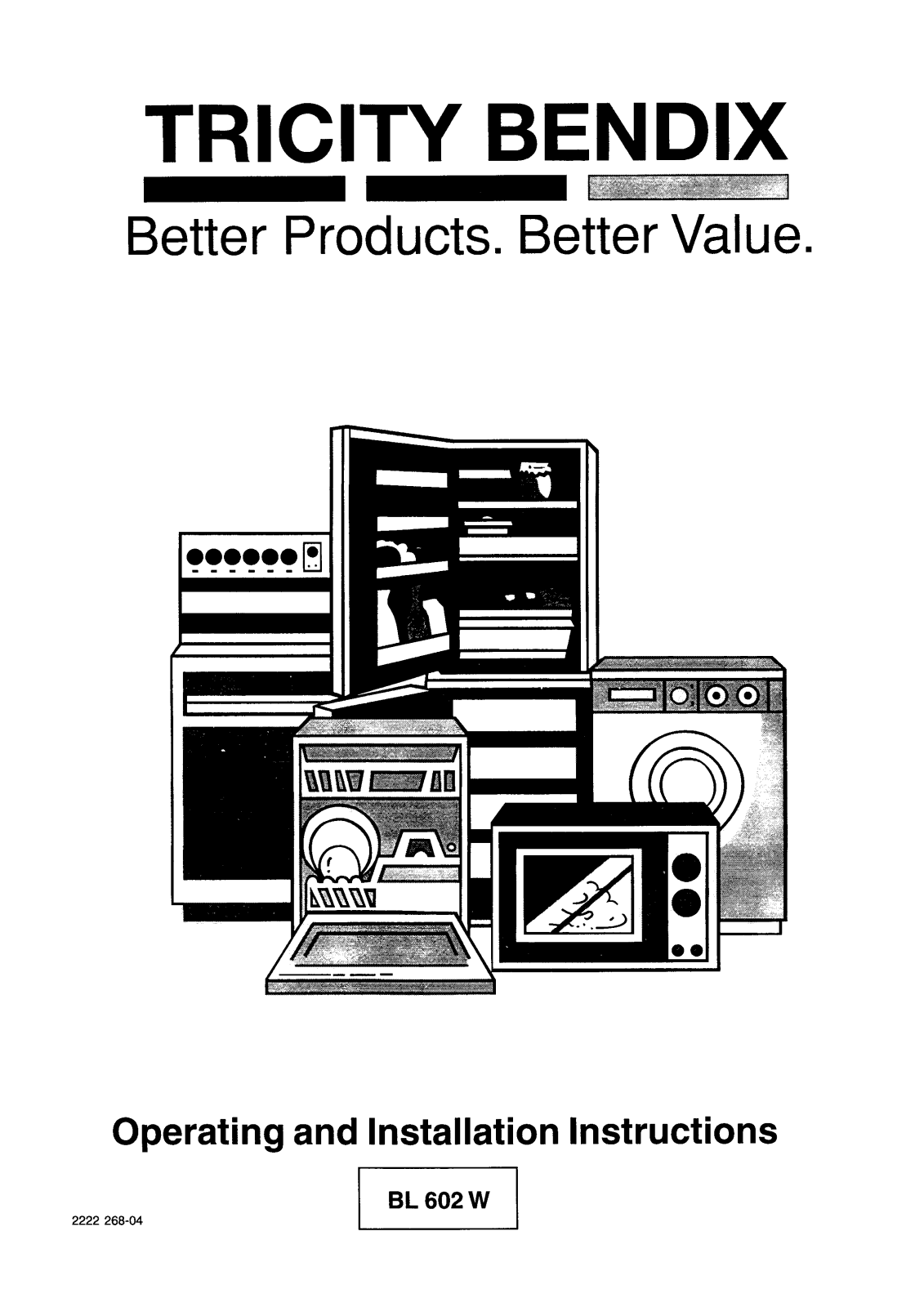 tricity bendix BL602 User Manual