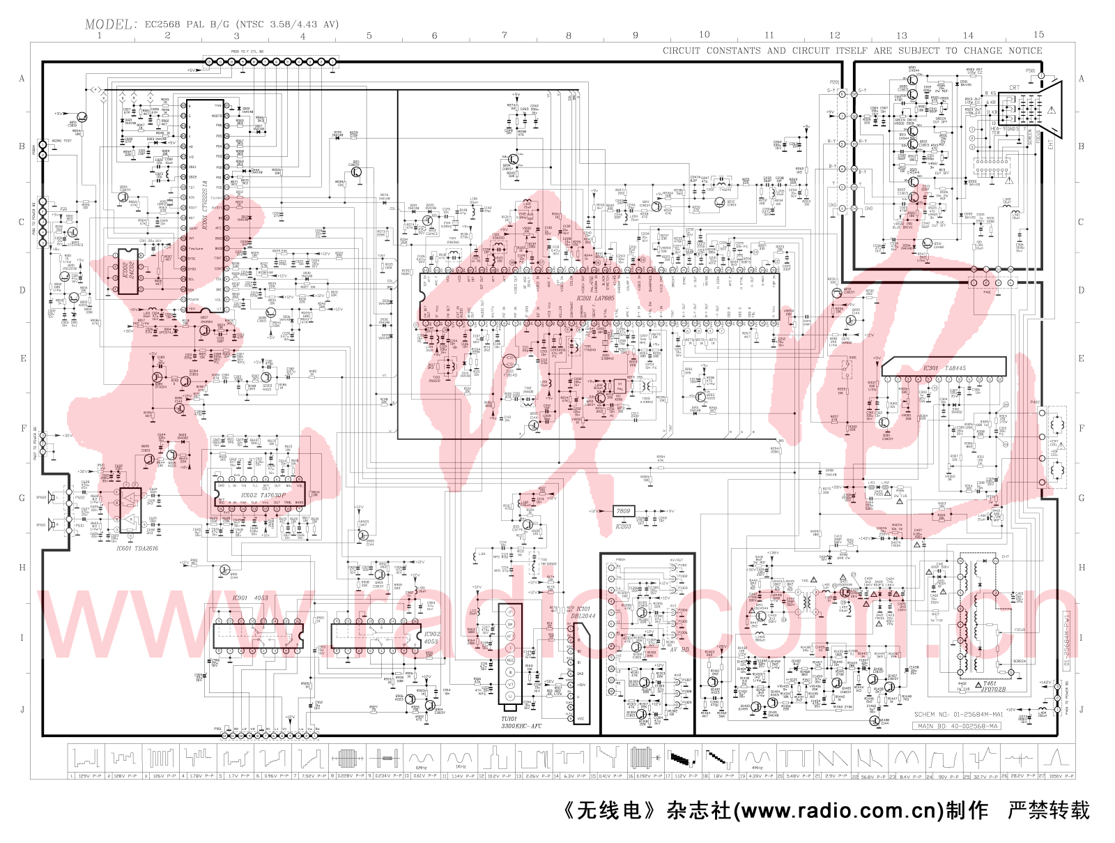 TCL EC2568 Schematic