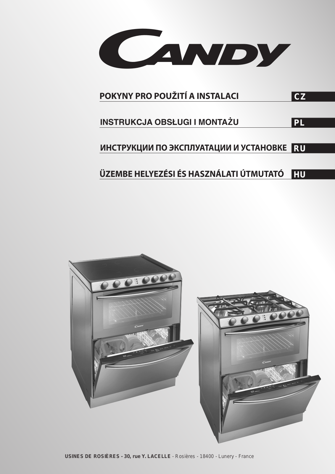 Candy TRIO 9503 X User Manual