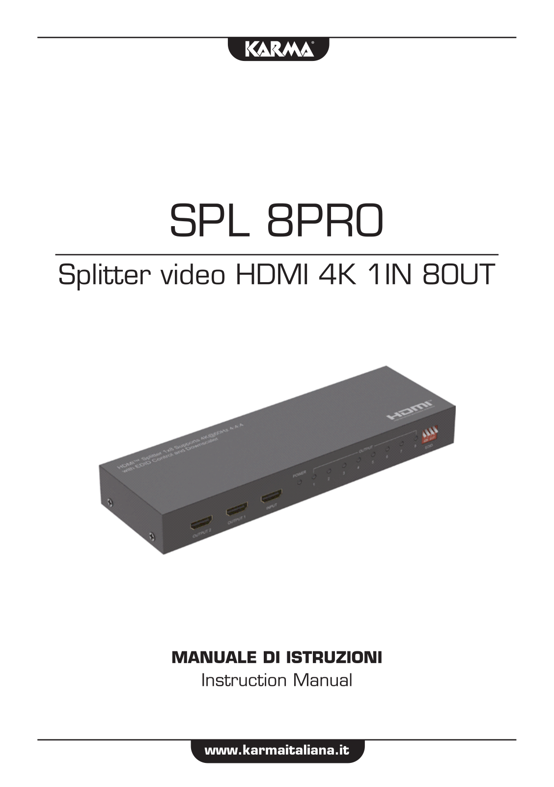 karma SPL 8PRO User guide - ManualMachine.com