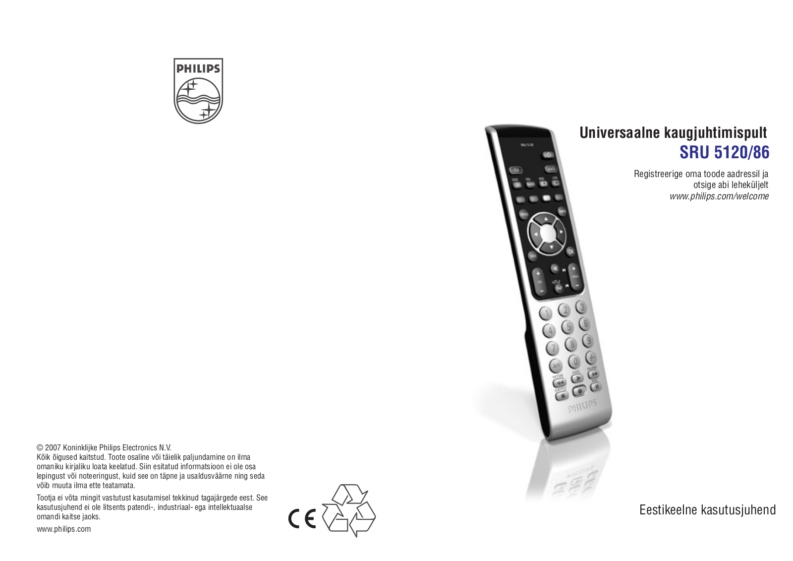 Philips SRU5120 User Manual