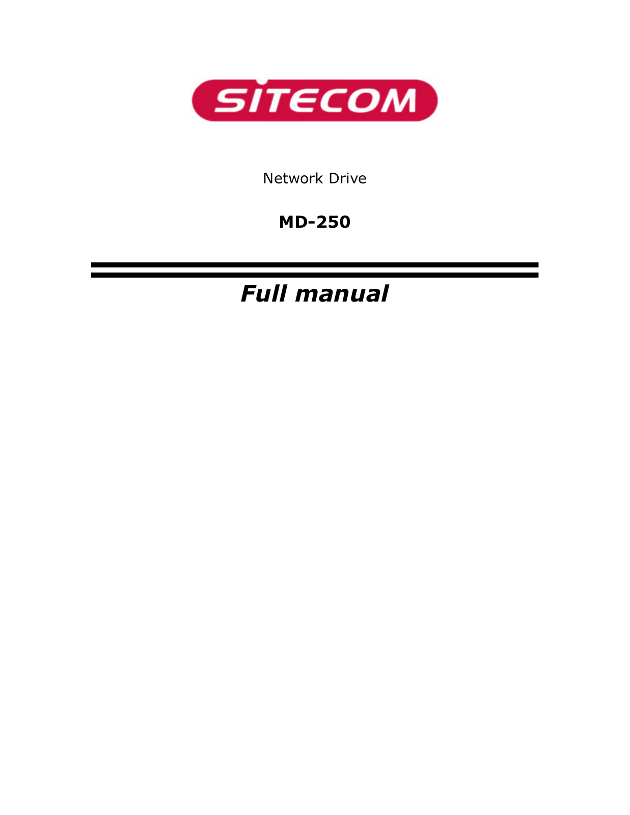 Sitecom MD-250 User Manual