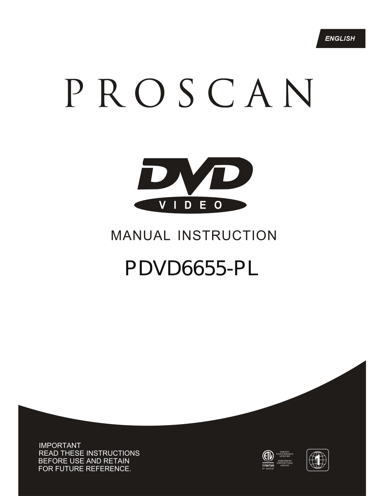 Curtis PDVD6655-PL User Manual