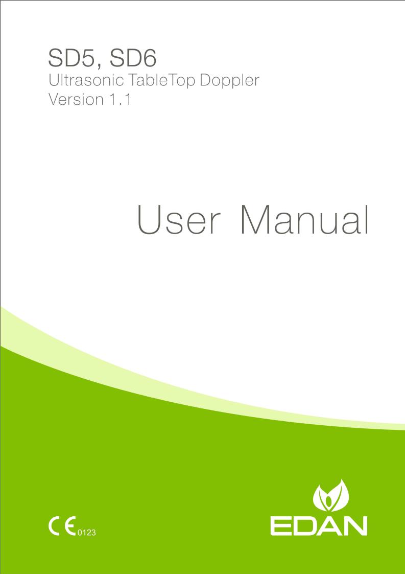 Edan SD6, SD5 User Manual