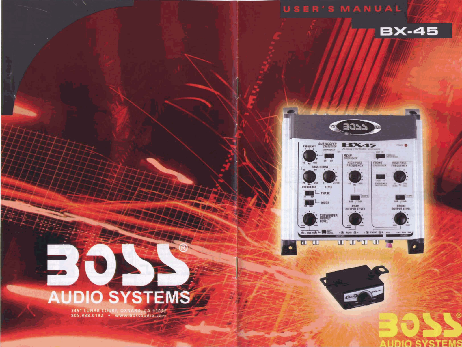 BOSS BX-45 User Manual