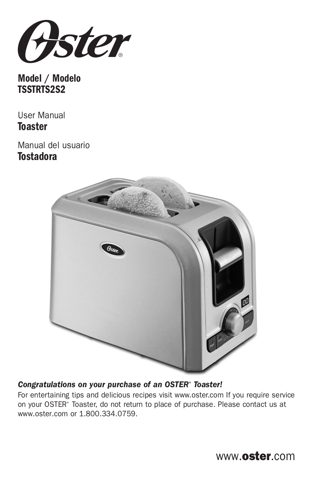 Oster TSSTRTS2S2 User Manual