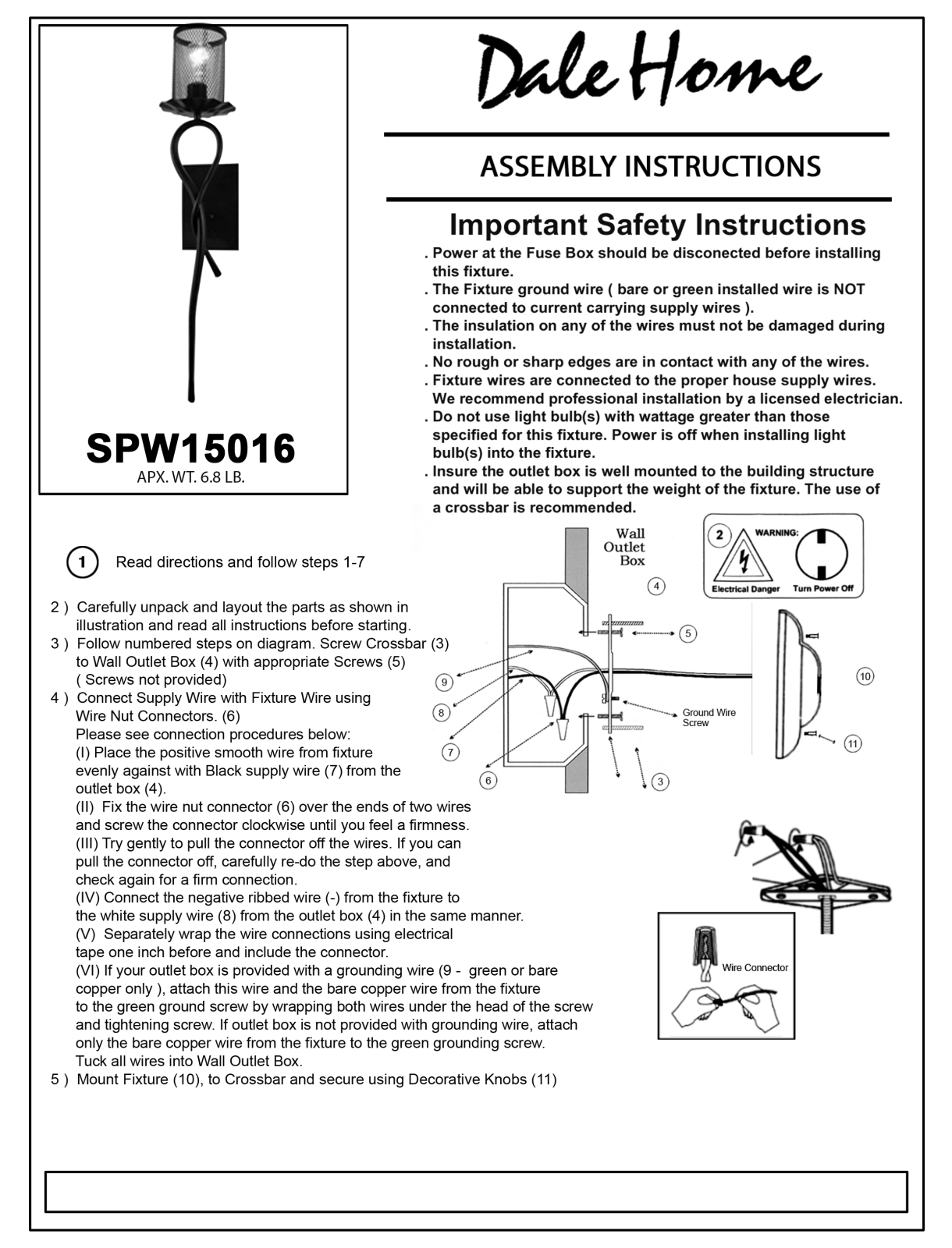 Springdale Lighting DT4635 Installation & Assembly - ManualMachine.com