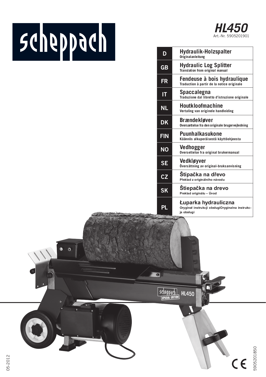 Scheppach HL 450 User Manual