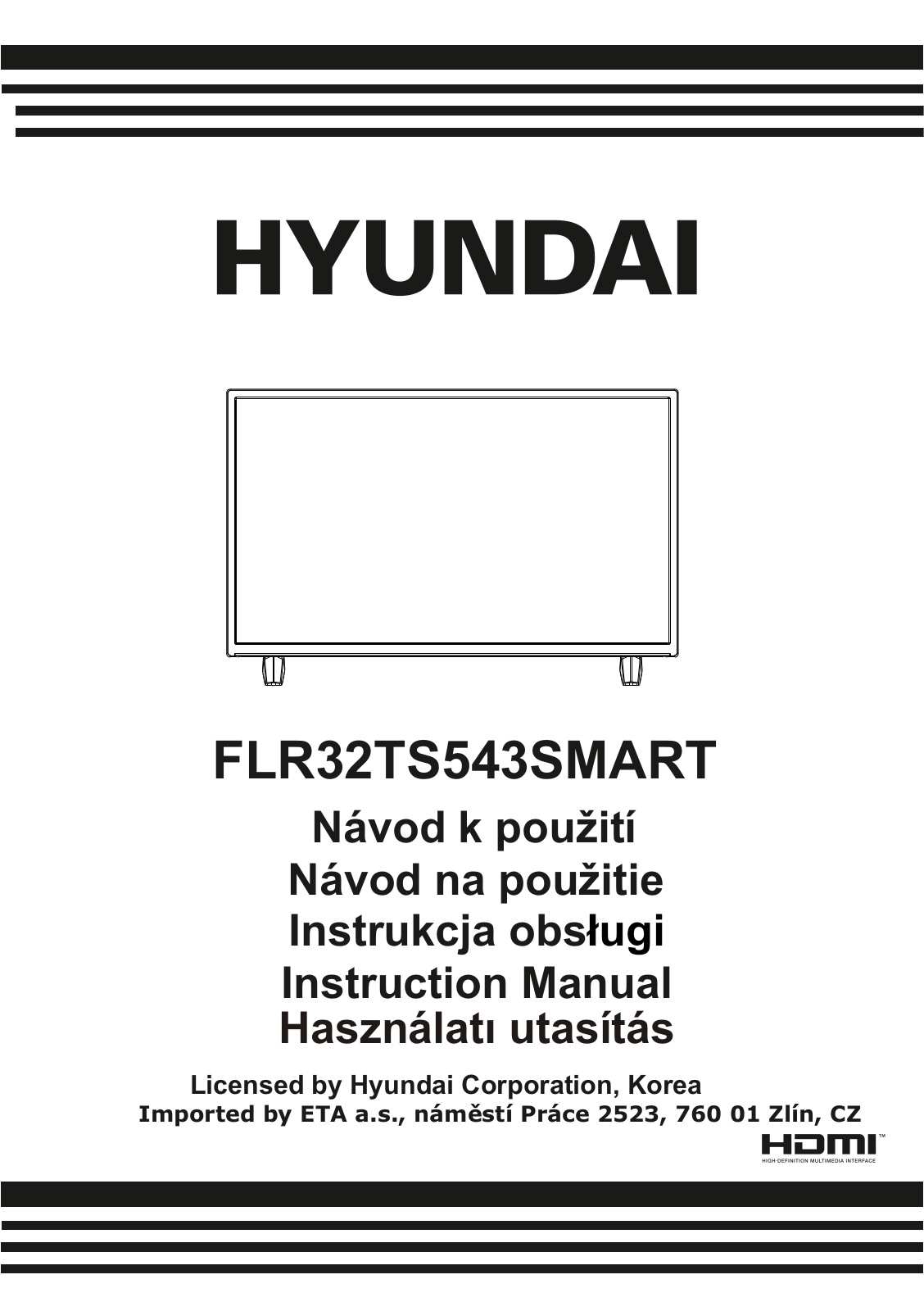 Hyundai FLR 32TS543 SMART User Manual