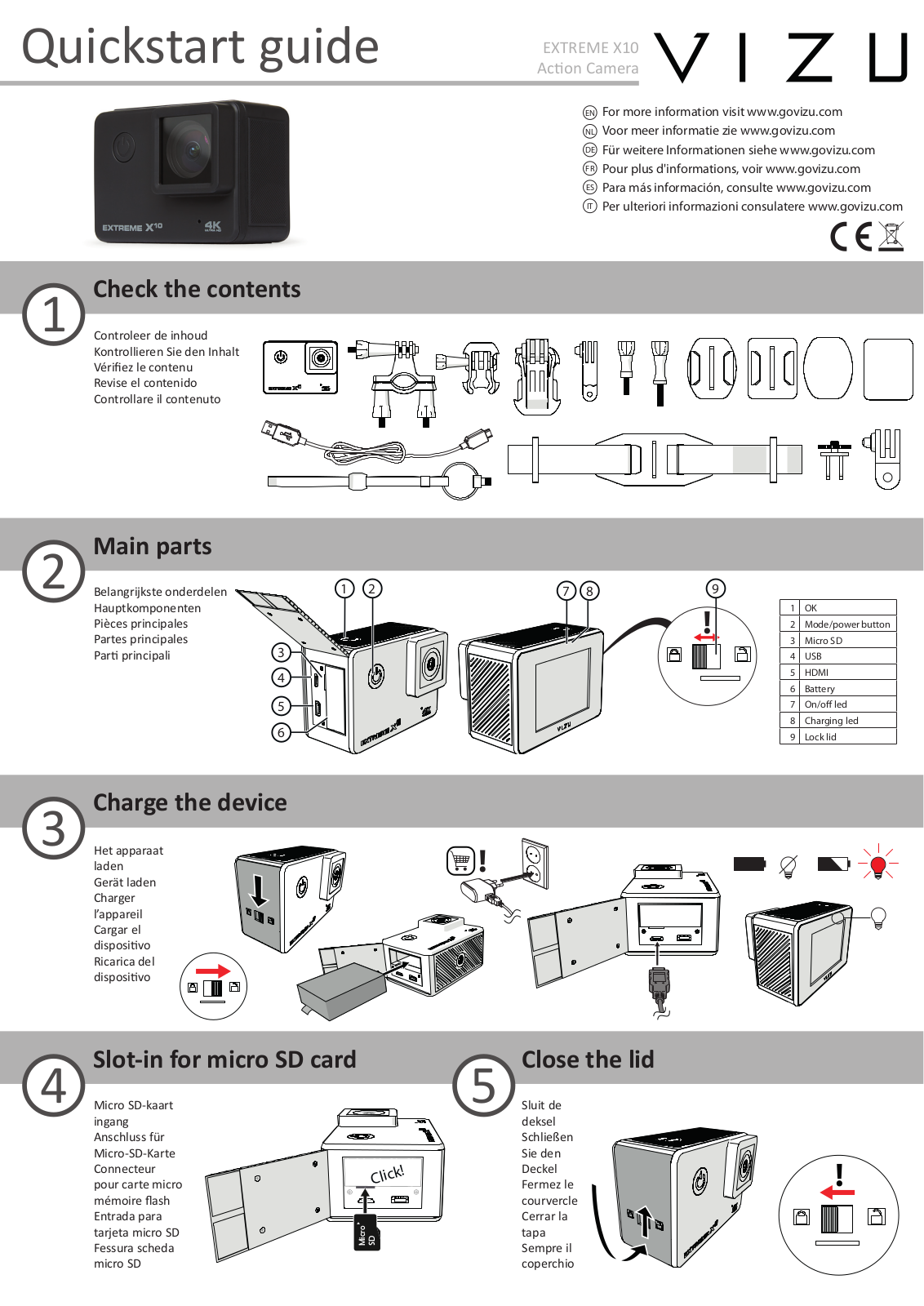 Vizu Extreme X10 User manual