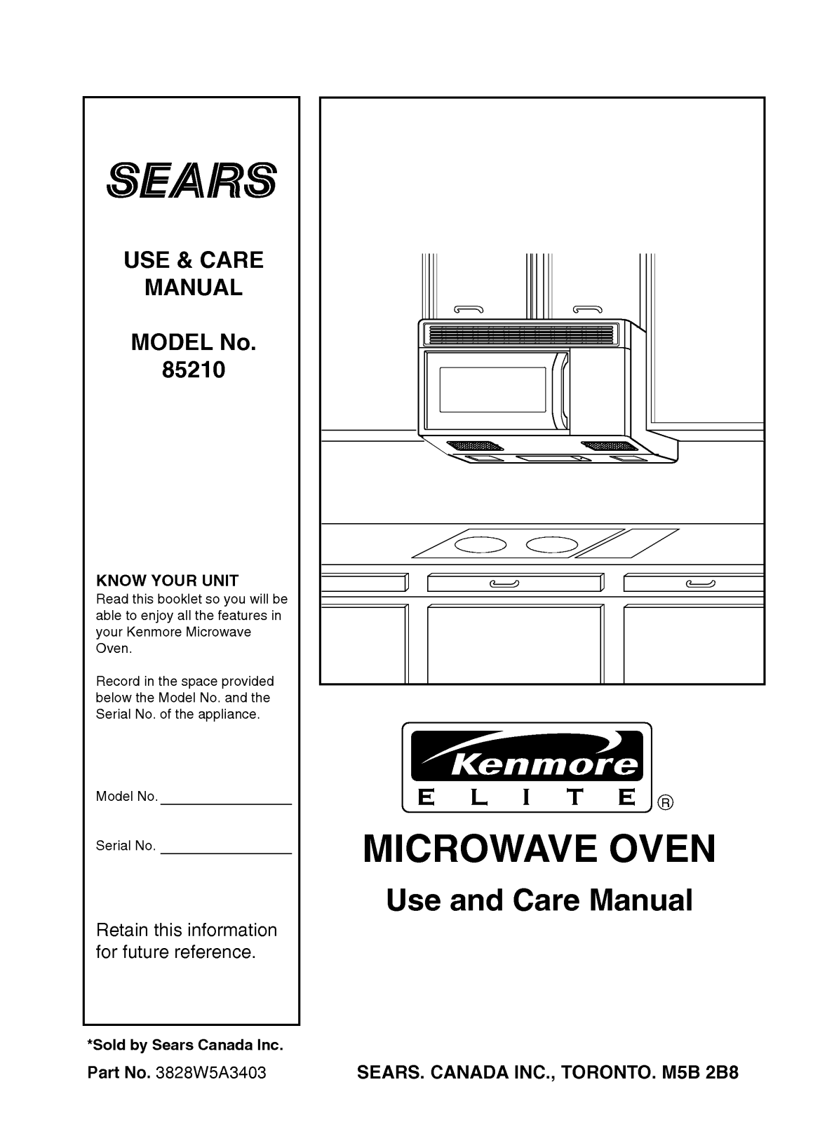 LG 85210 User Manual