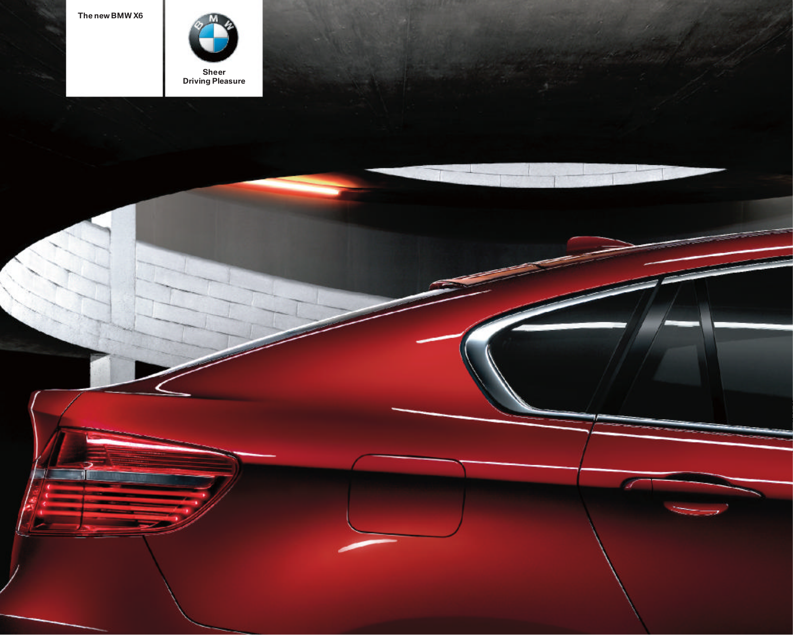 BMW X6  2009 BROCHURE