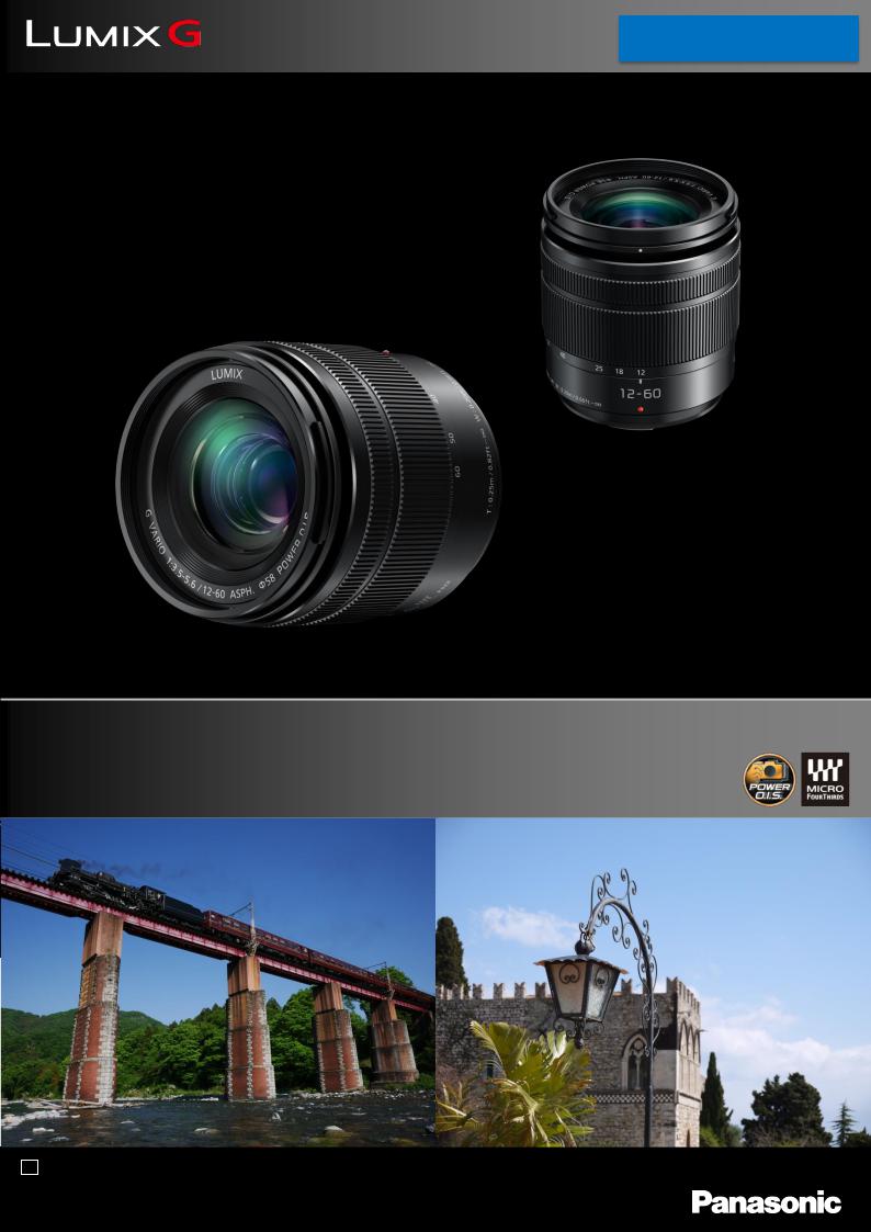 Panasonic 12-60mm f3.5-5.6 ASPH product sheet