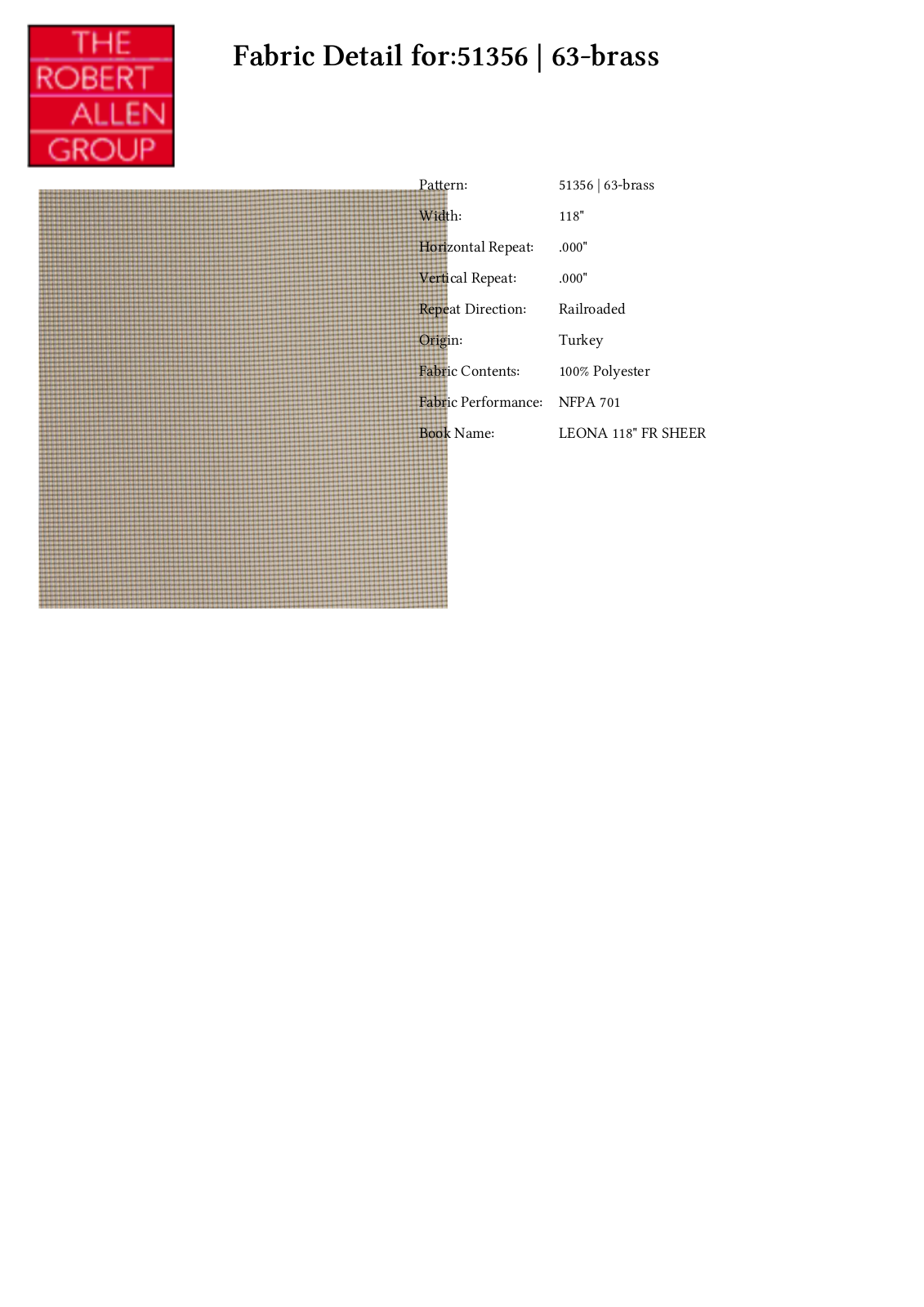 Duralee CRAL4240 Specifications - ManualMachine.com