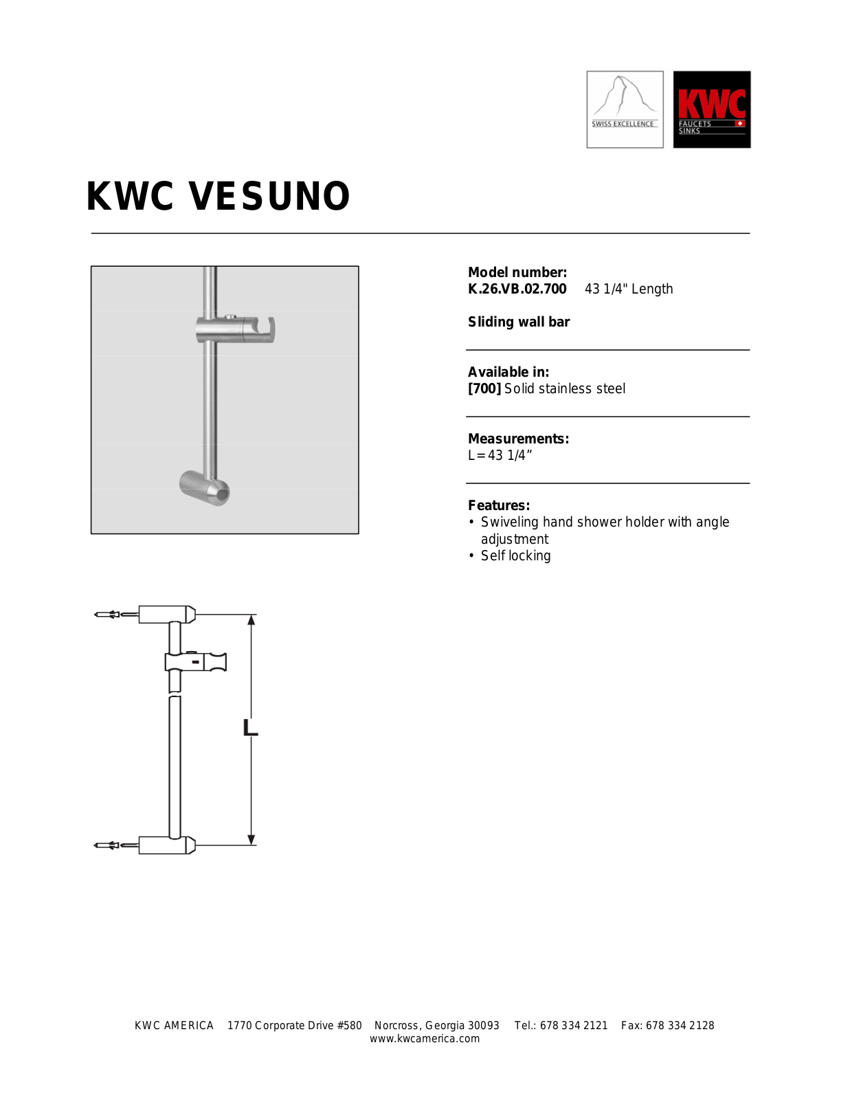 KWC K.26.VB.02.700 User Manual - ManualMachine.com
