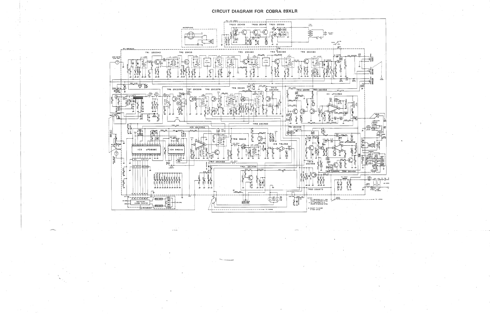 Cobra 89XLR User Manual