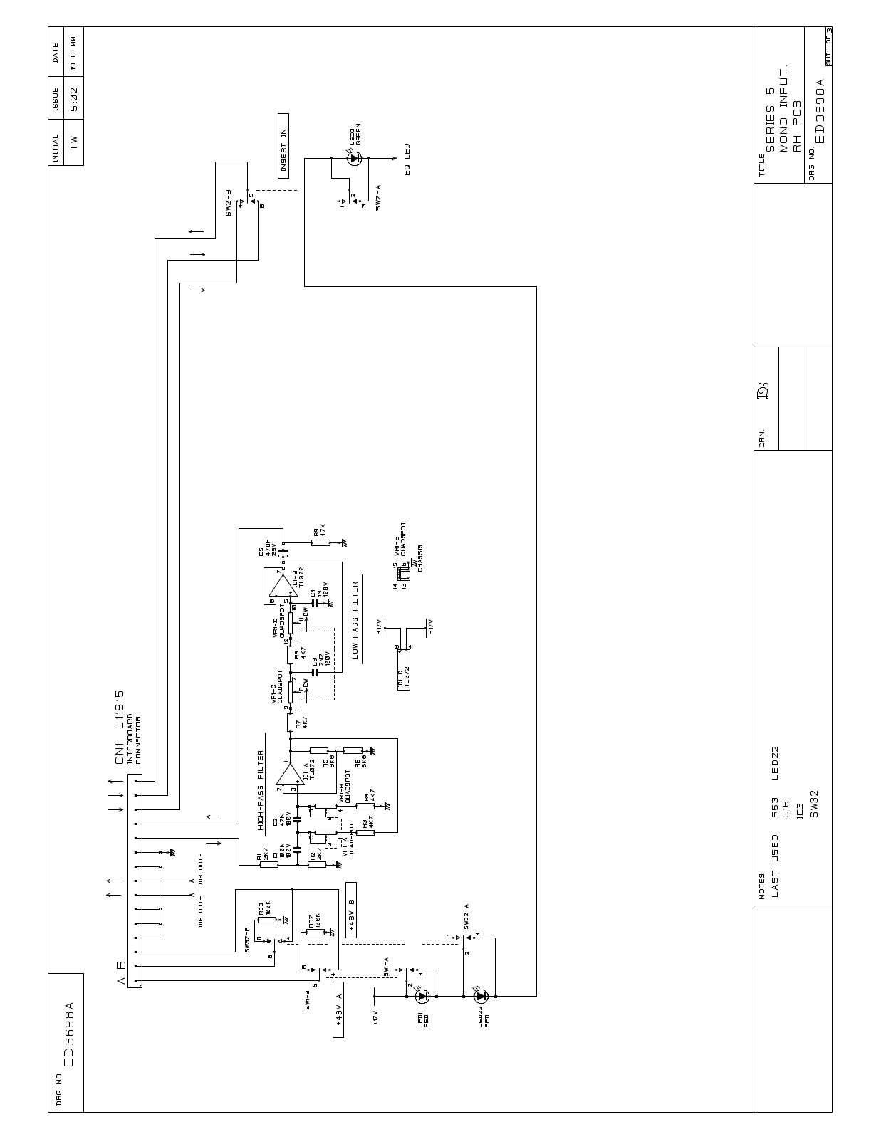 SoundCraft series5fivefoh Schematic