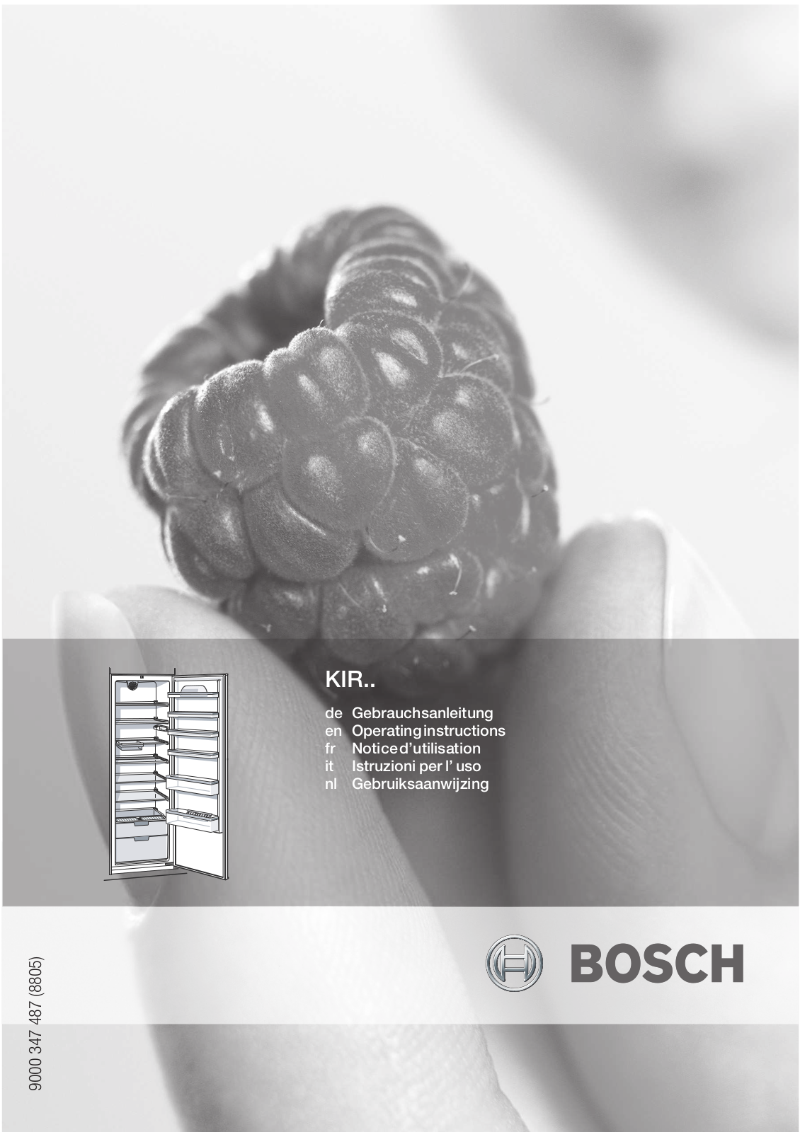 BOSCH KIR18V00 User Manual