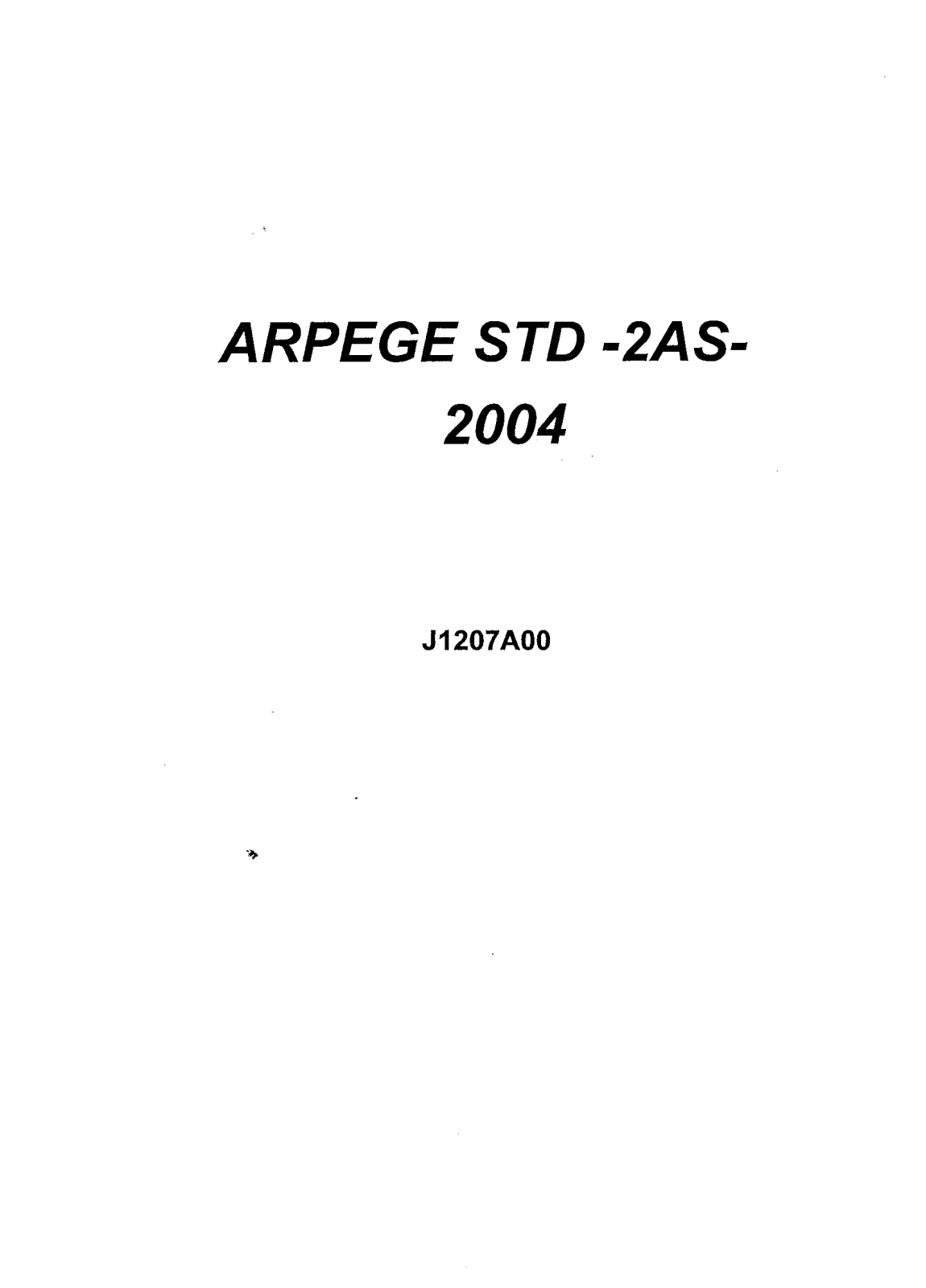 Trigano Arpege User Manual