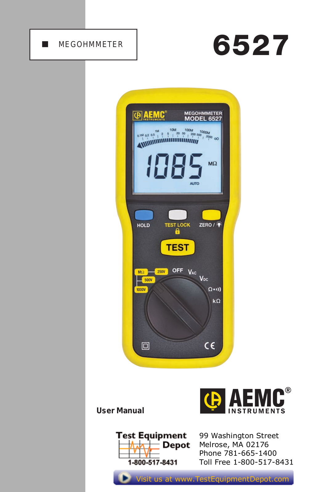 AEMC AEMC 6527 Manual - ManualMachine.com
