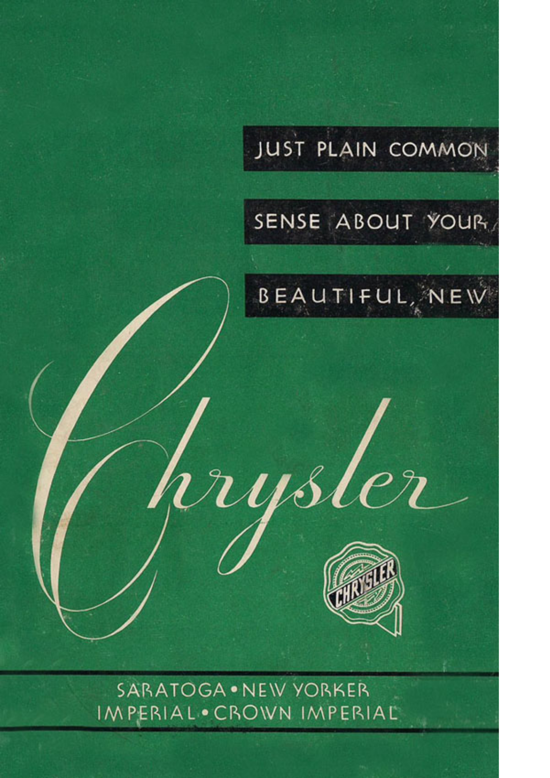 Chrysler Imperial 1951 User Manual