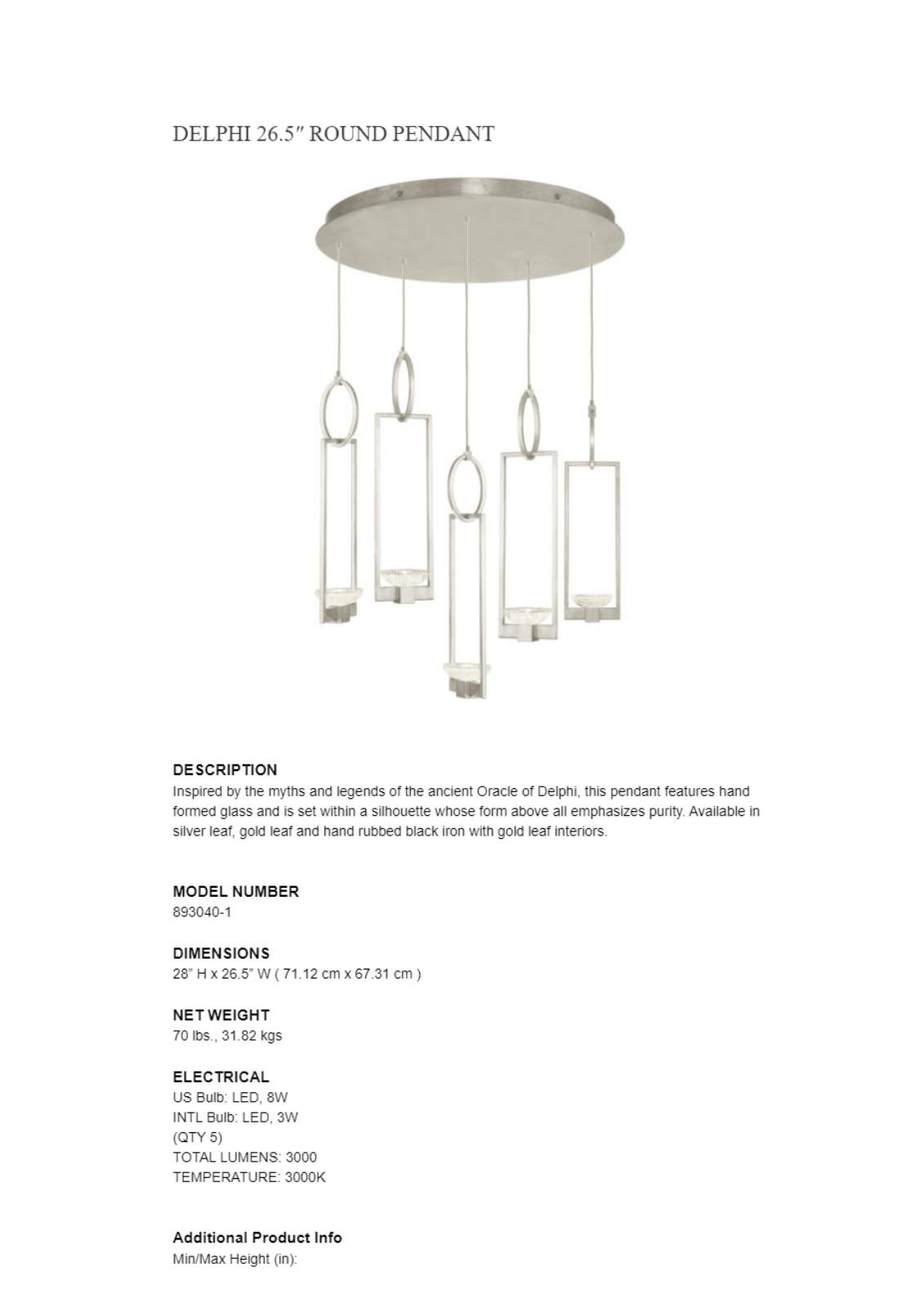 Fine Art Handcrafted Lighting XFA3304 Specifications - ManualMachine.com