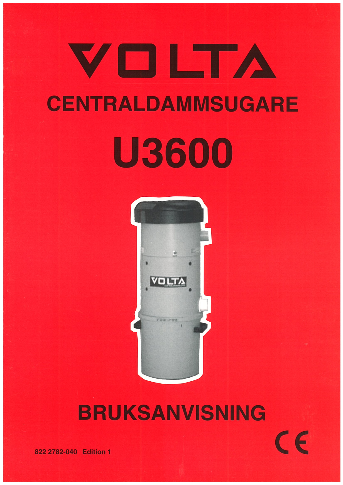 Volta U3600 User Manual