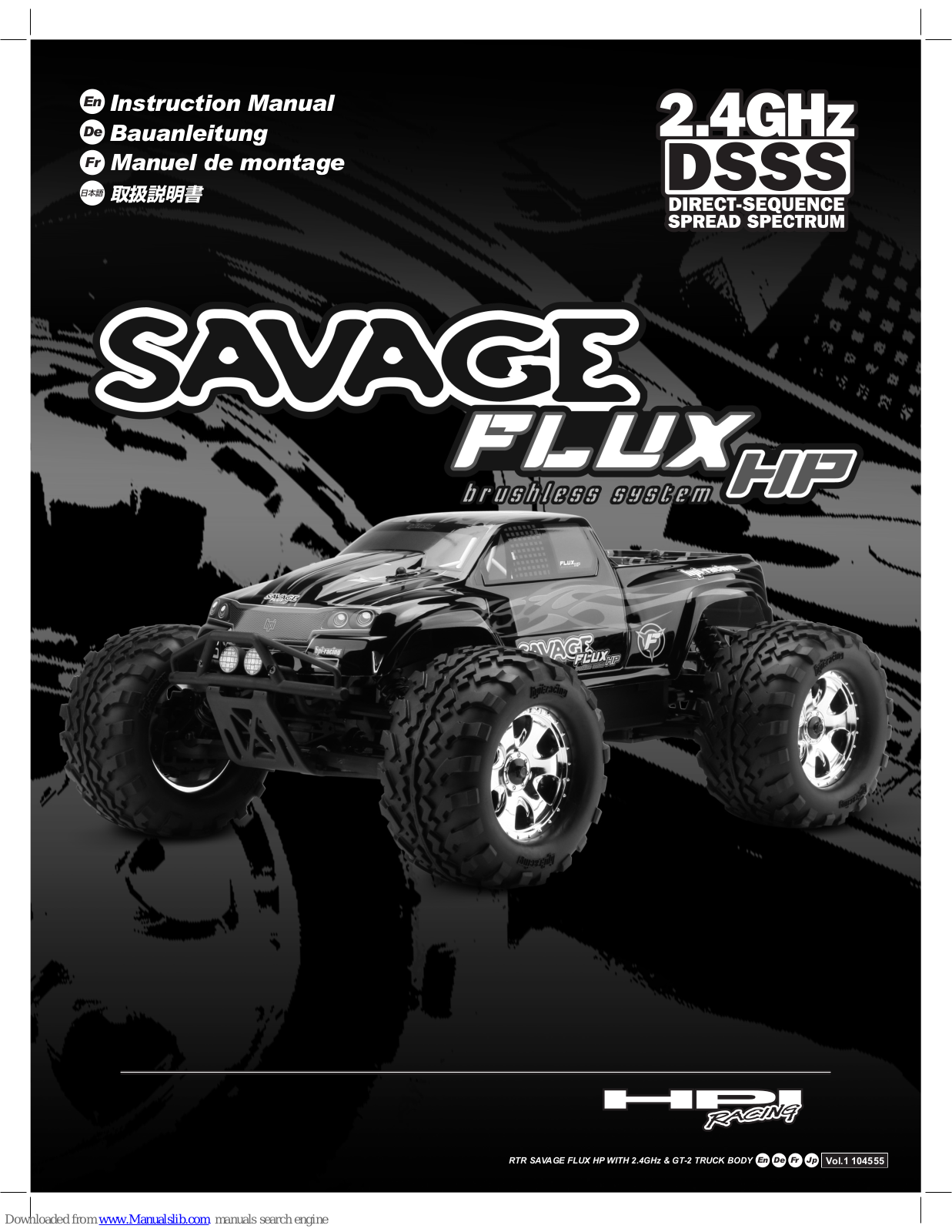 HPI Racing Savage Flus HP Instruction Manual