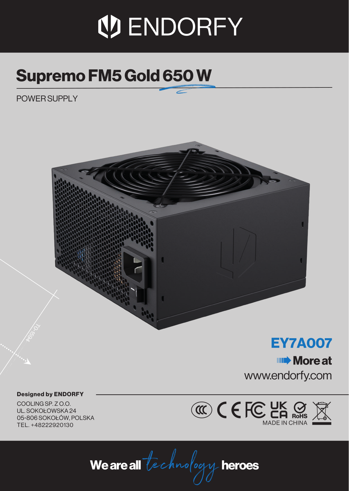 ENDORFY Supremo FM5 Gold 650W, EY7A007 User guide - ManualMachine.com