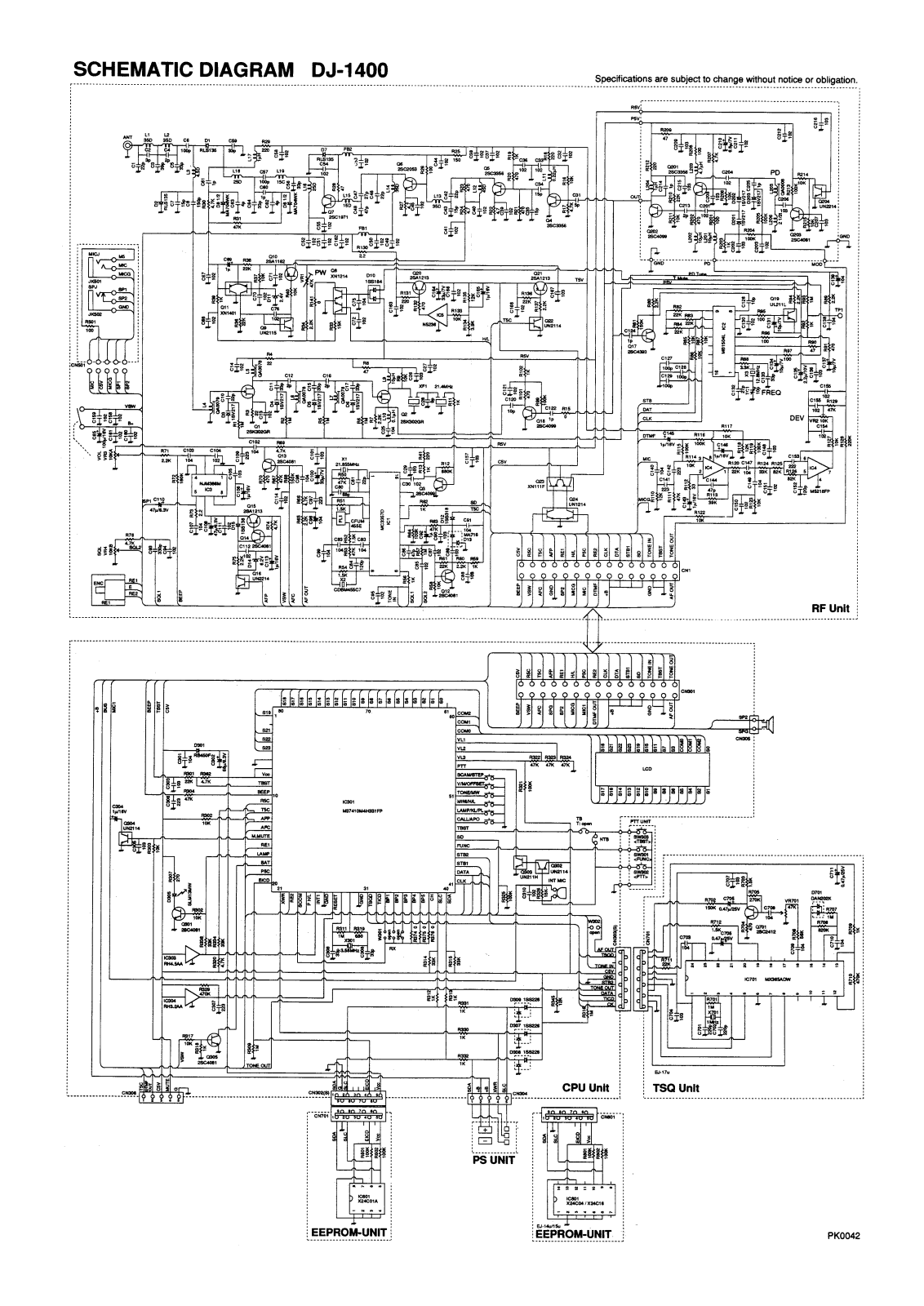 Inne Alinco Dj1400 User Manual