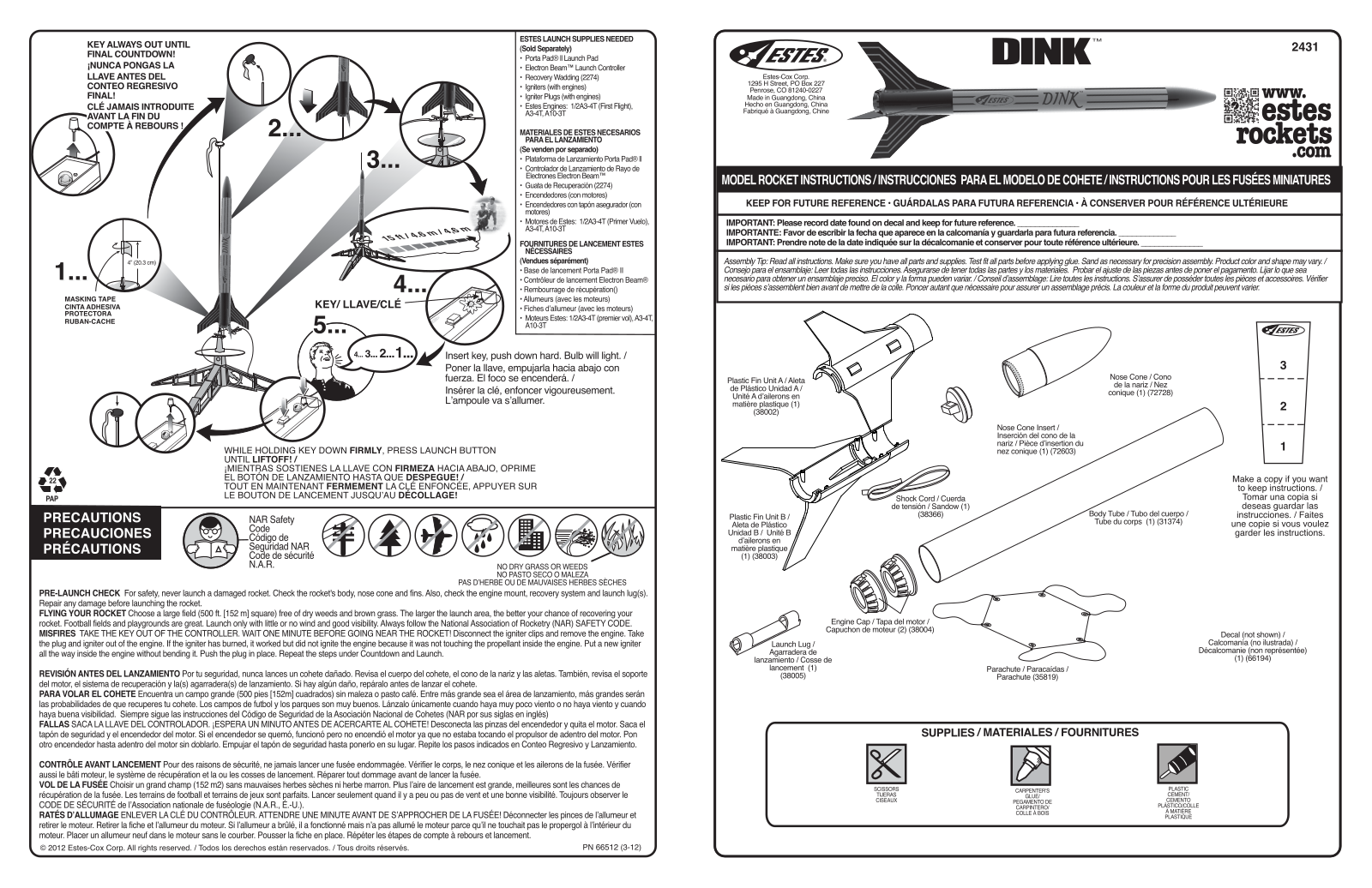 ESTES Dink User Manual