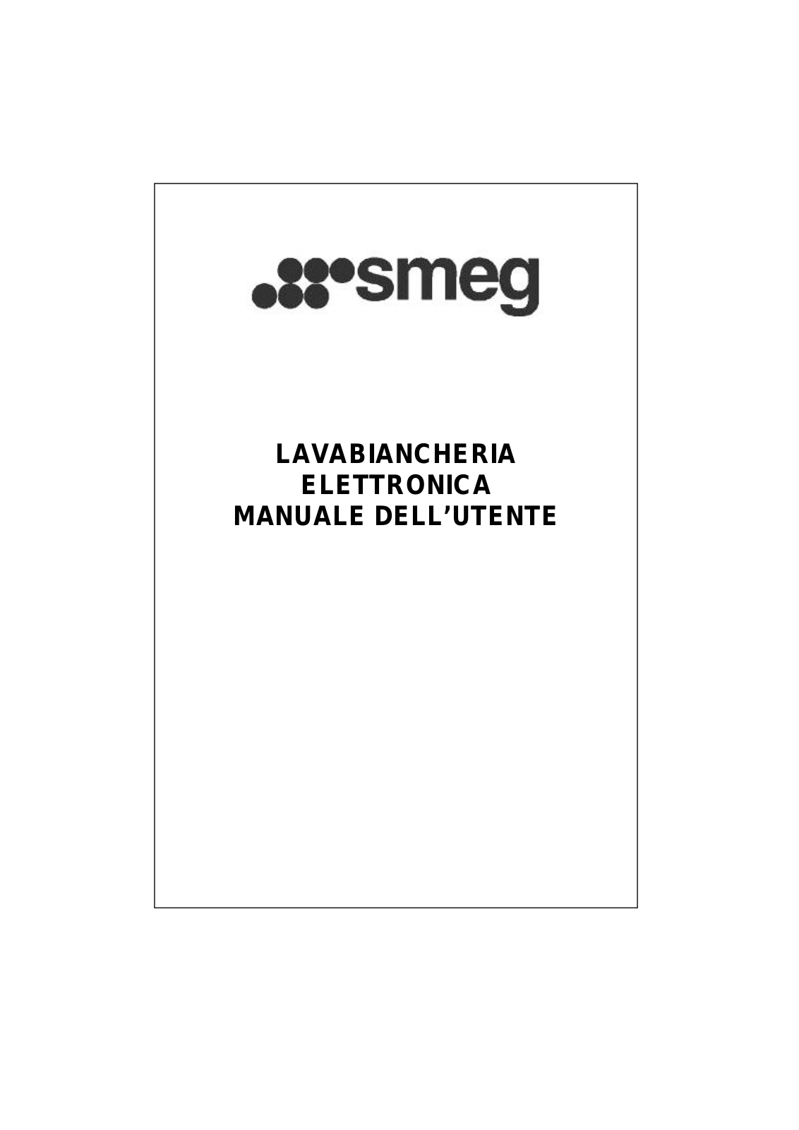 Smeg SWM65PT User Manual