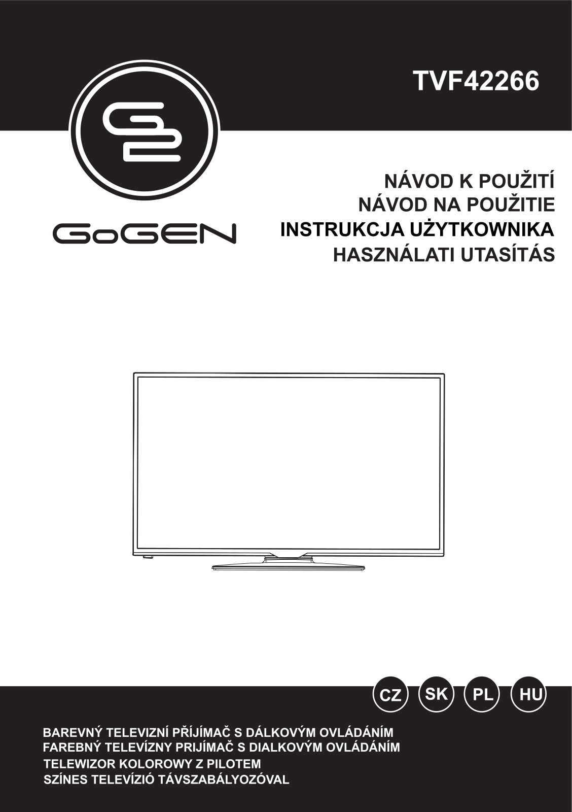 GoGEN TVF 42266 User Manual