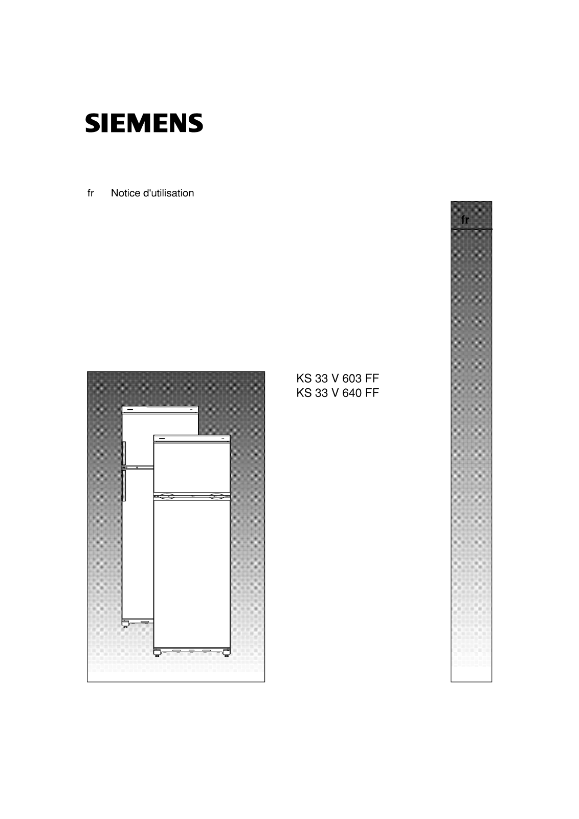 SIEMENS KS33V640 User Manual
