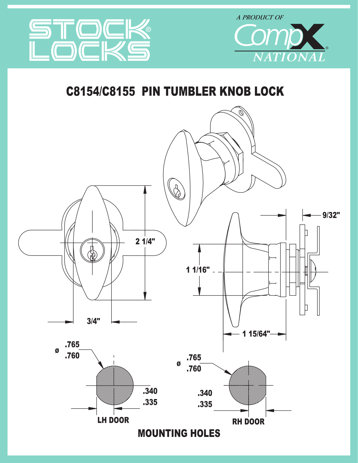 Compx C8154 User Manual