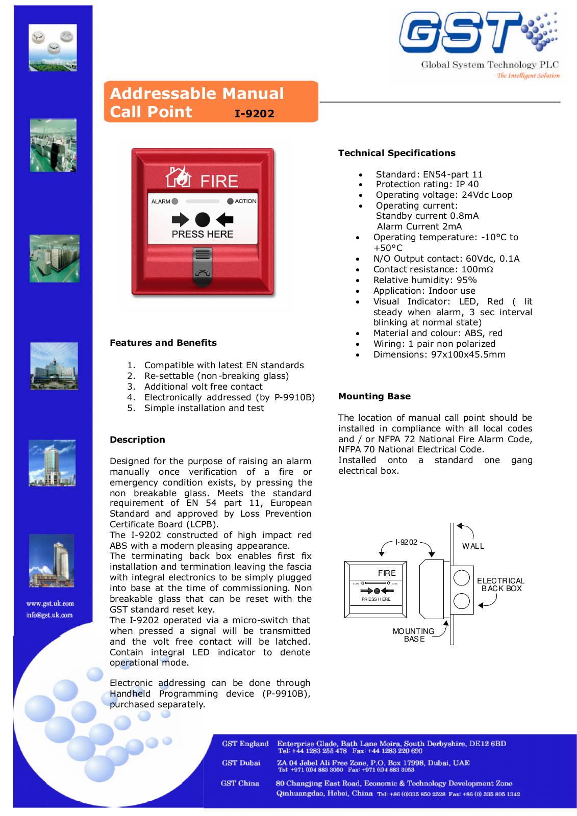 GST I-9202 Quick Start Manual