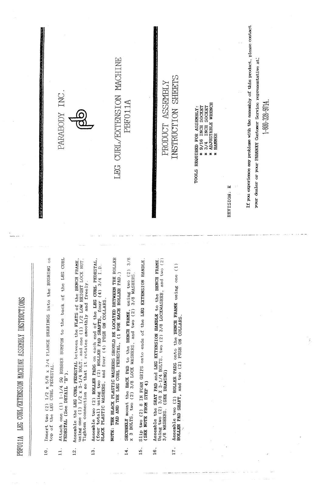 ParaBody PBF011AB User Manual