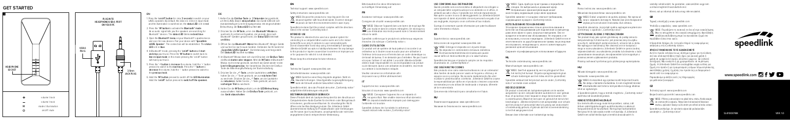 Speedlink SL-810007-BK User Manual