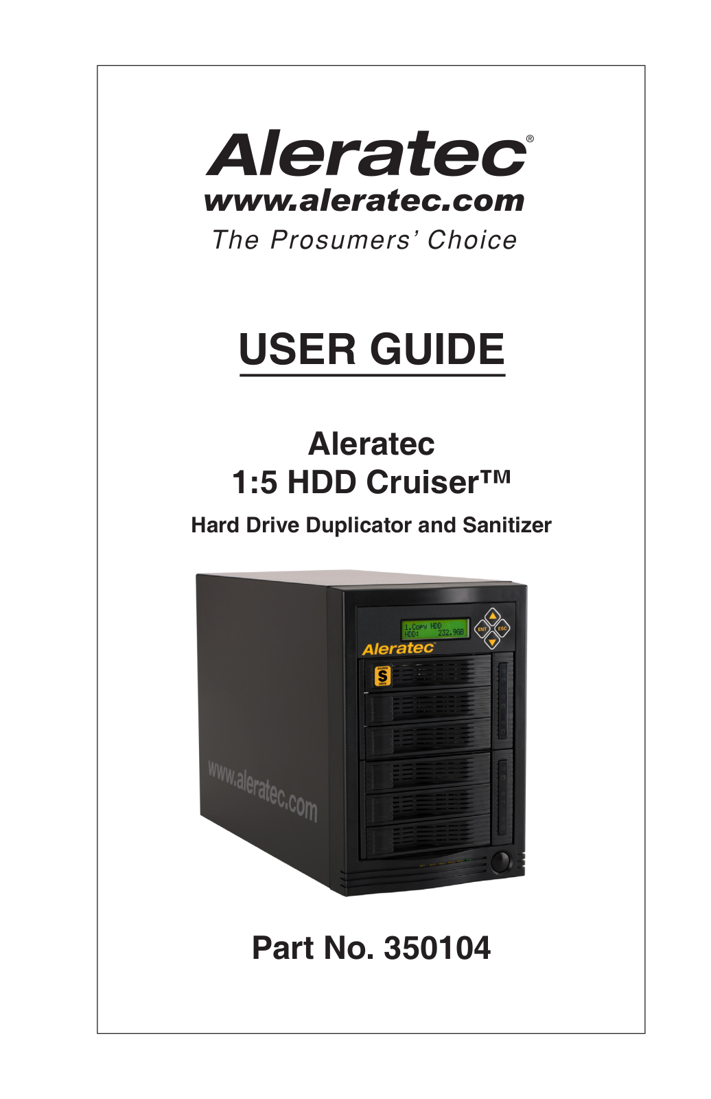 Aleratec 350104 User Manual