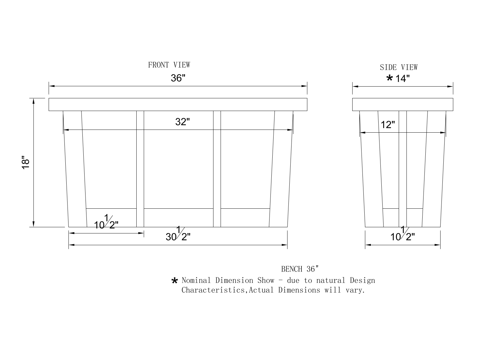 Foundstone W007871124 Dimensions - ManualMachine.com