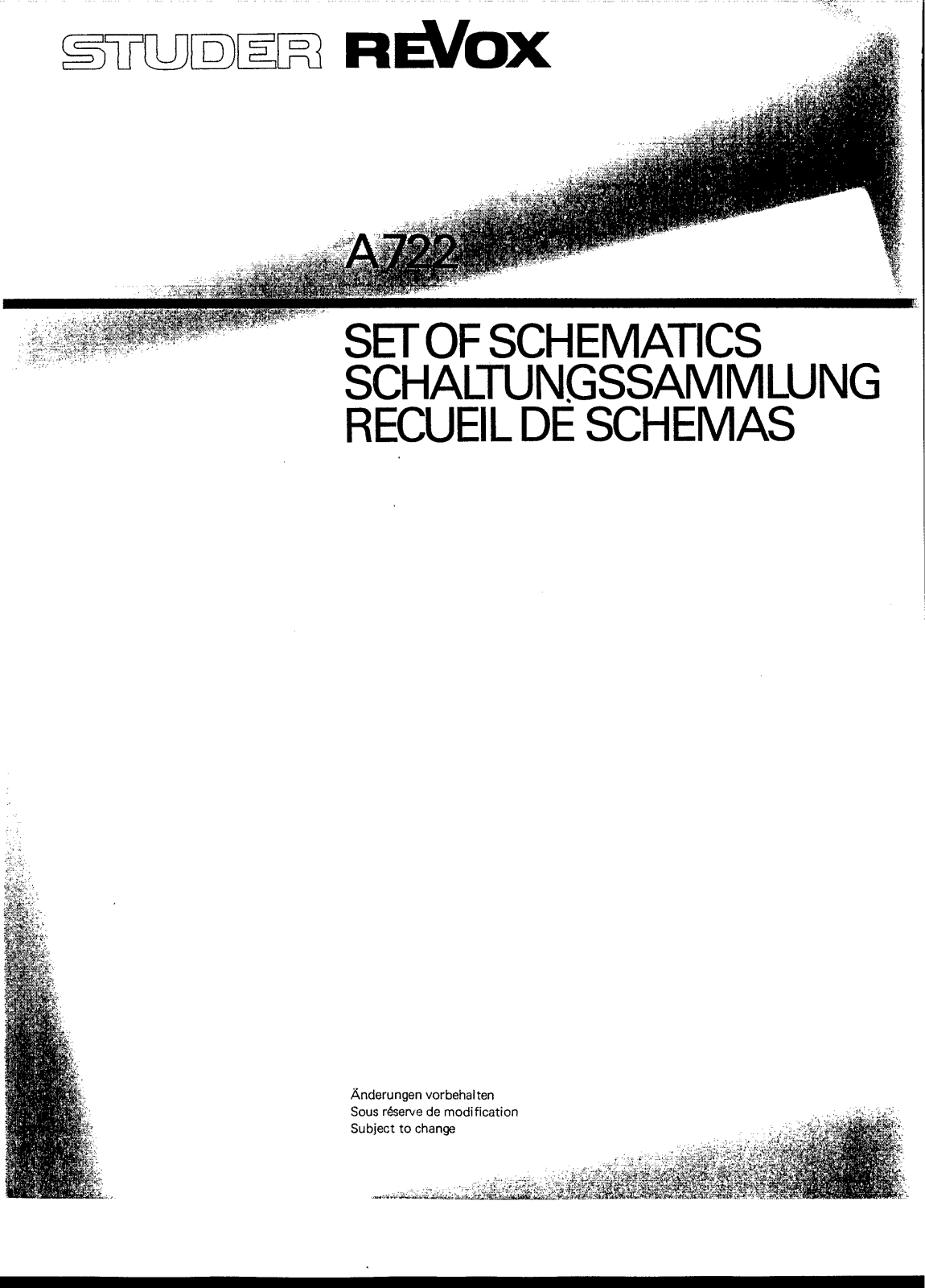 REVOX A722 Service Manual