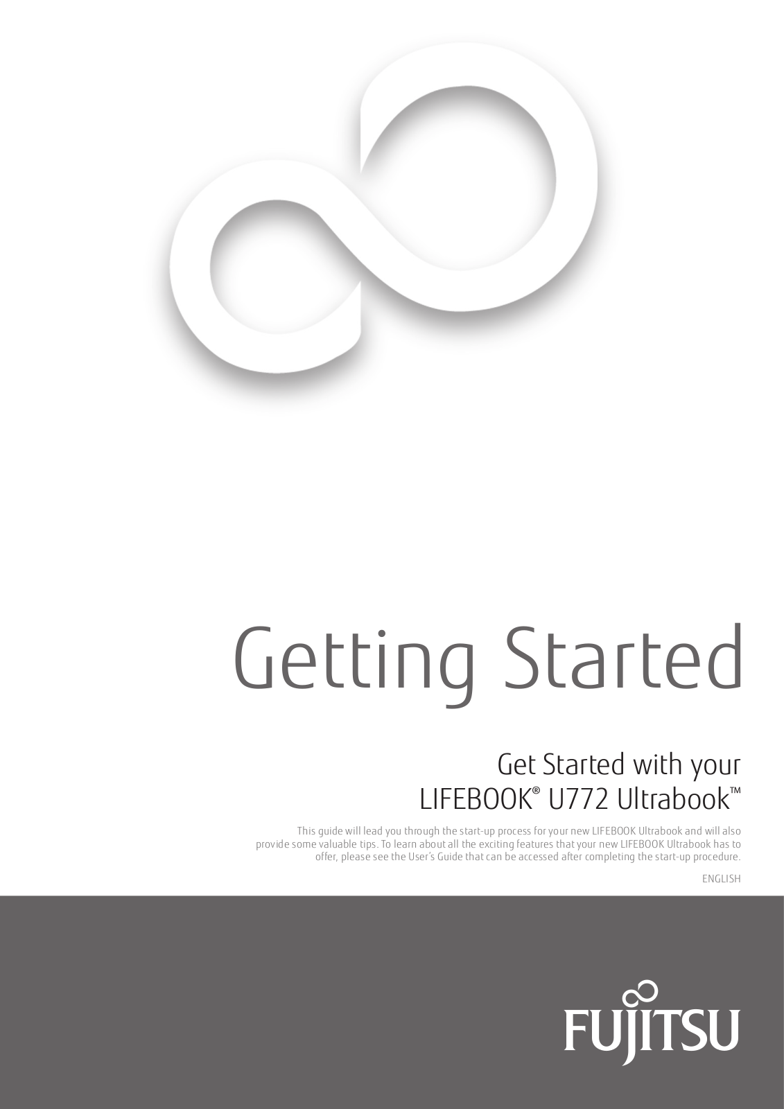 Fujitsu LifeBook U772 Quick Start Guide