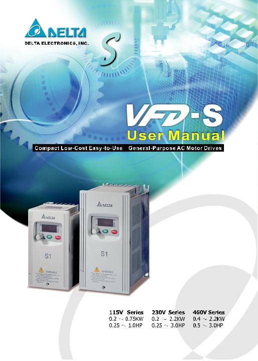 Delta Electronics VFD007S23A User Manual