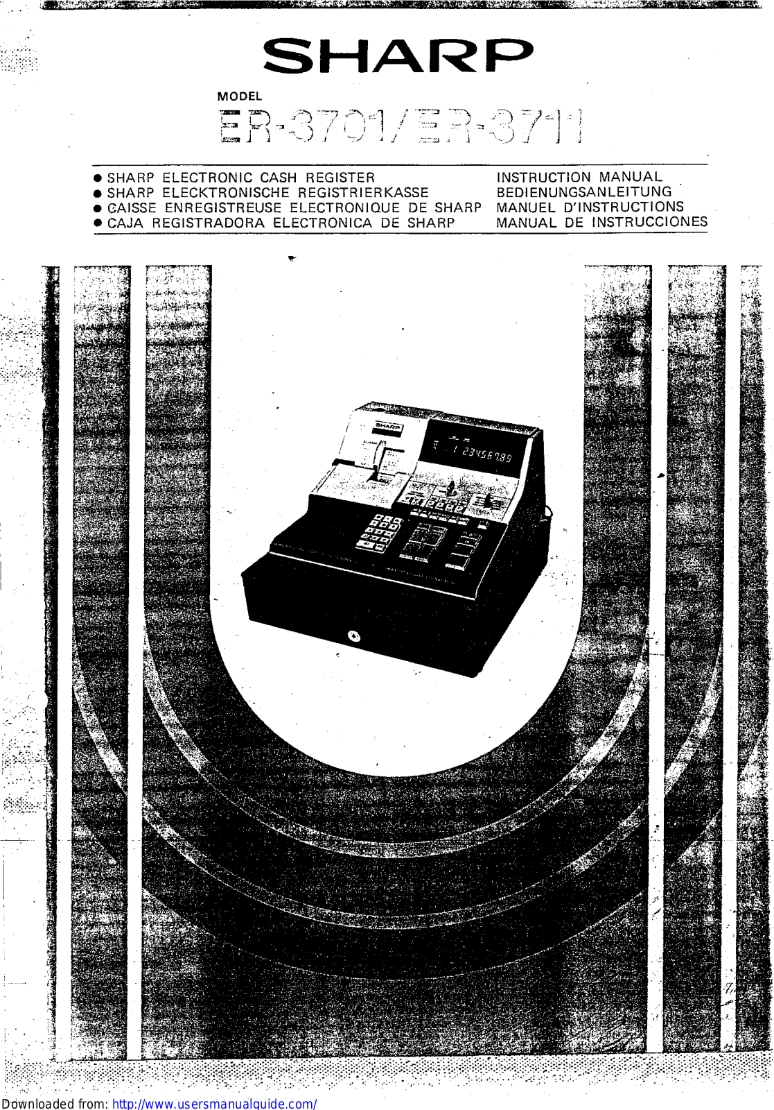 SHARP ER-3701/3711 User Manual