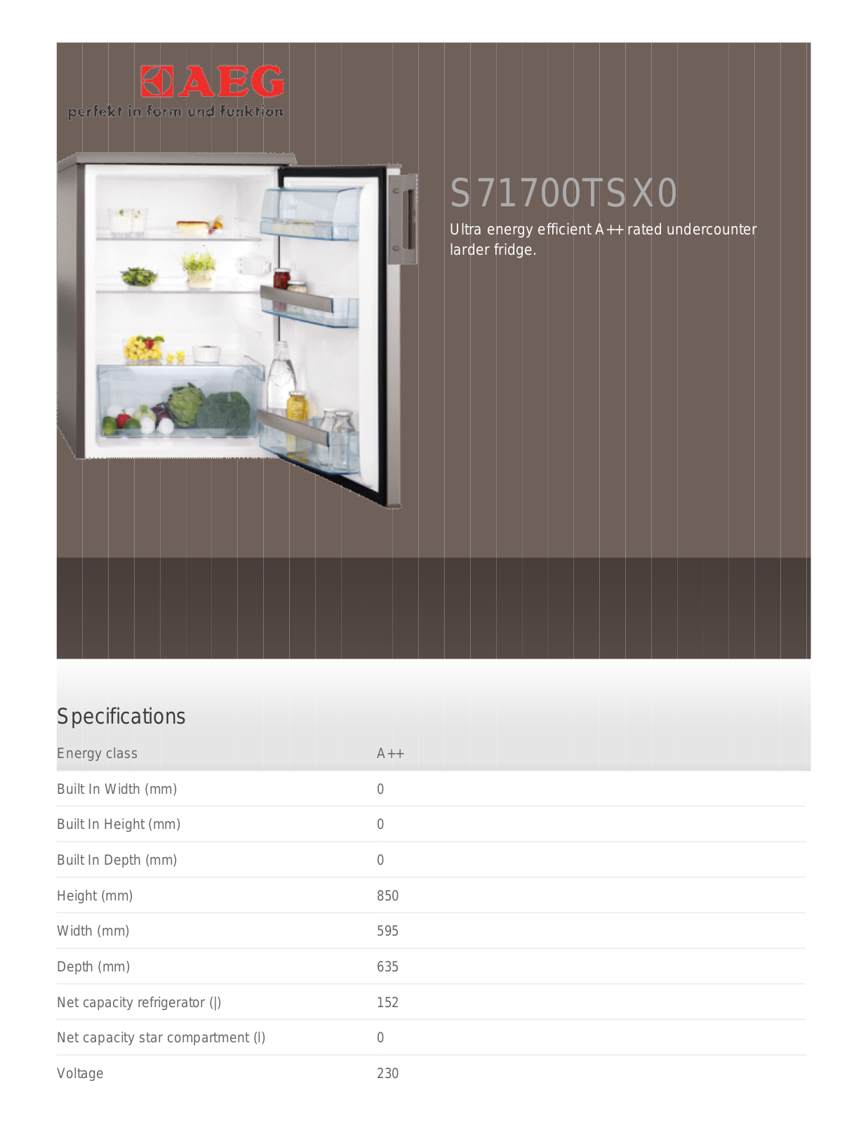 AEG S54000KMW0 User Manual