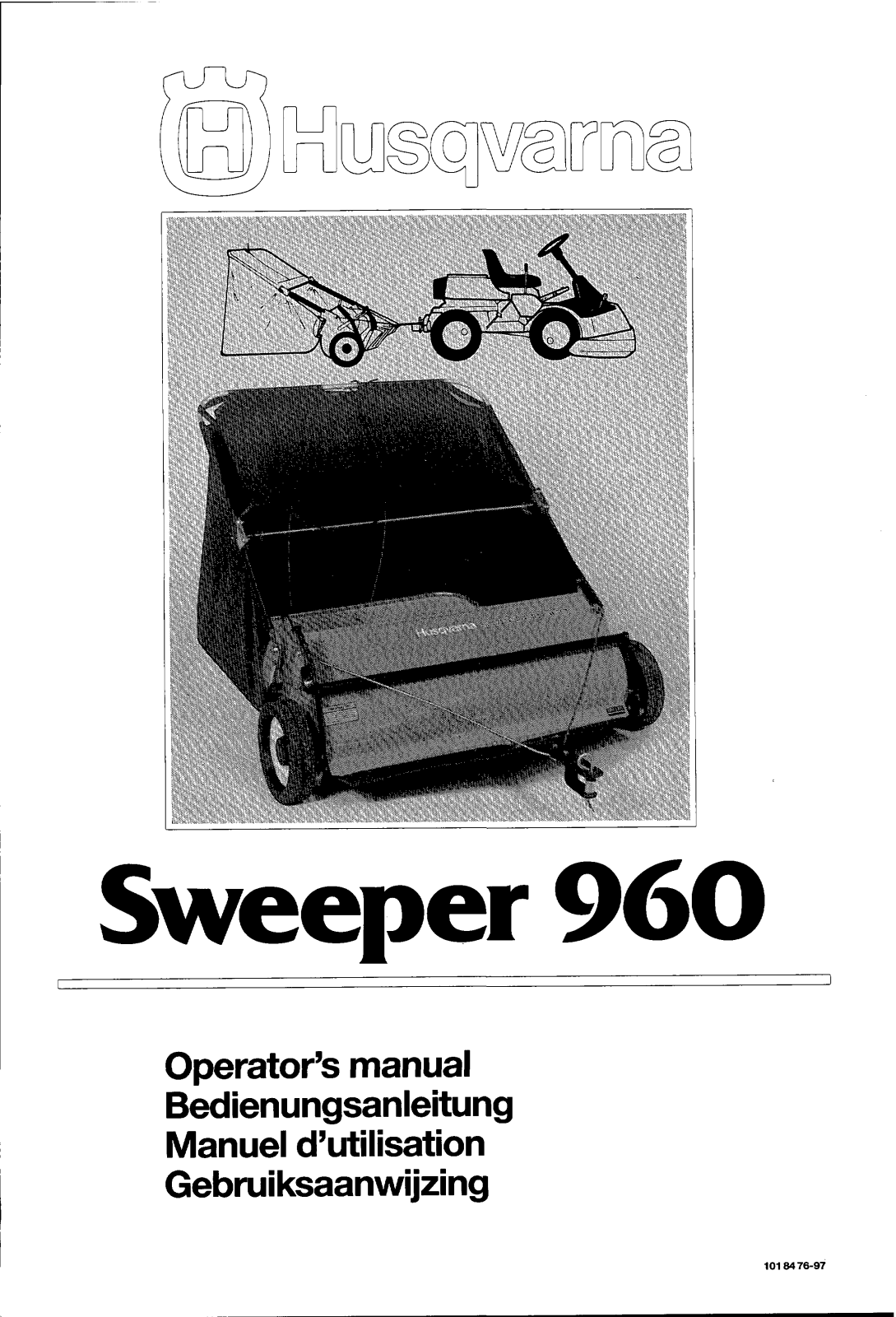 HUSQVARNA SWEEPER 960 User Manual