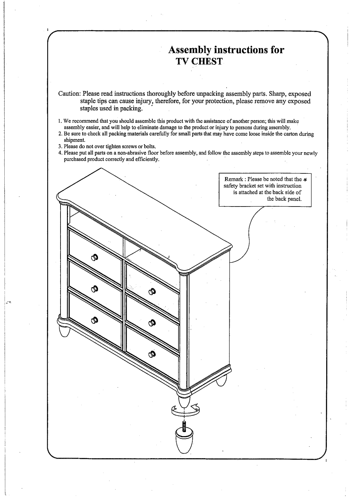 Alcott Hill ALCT5498 Assembly Instructions - ManualMachine.com