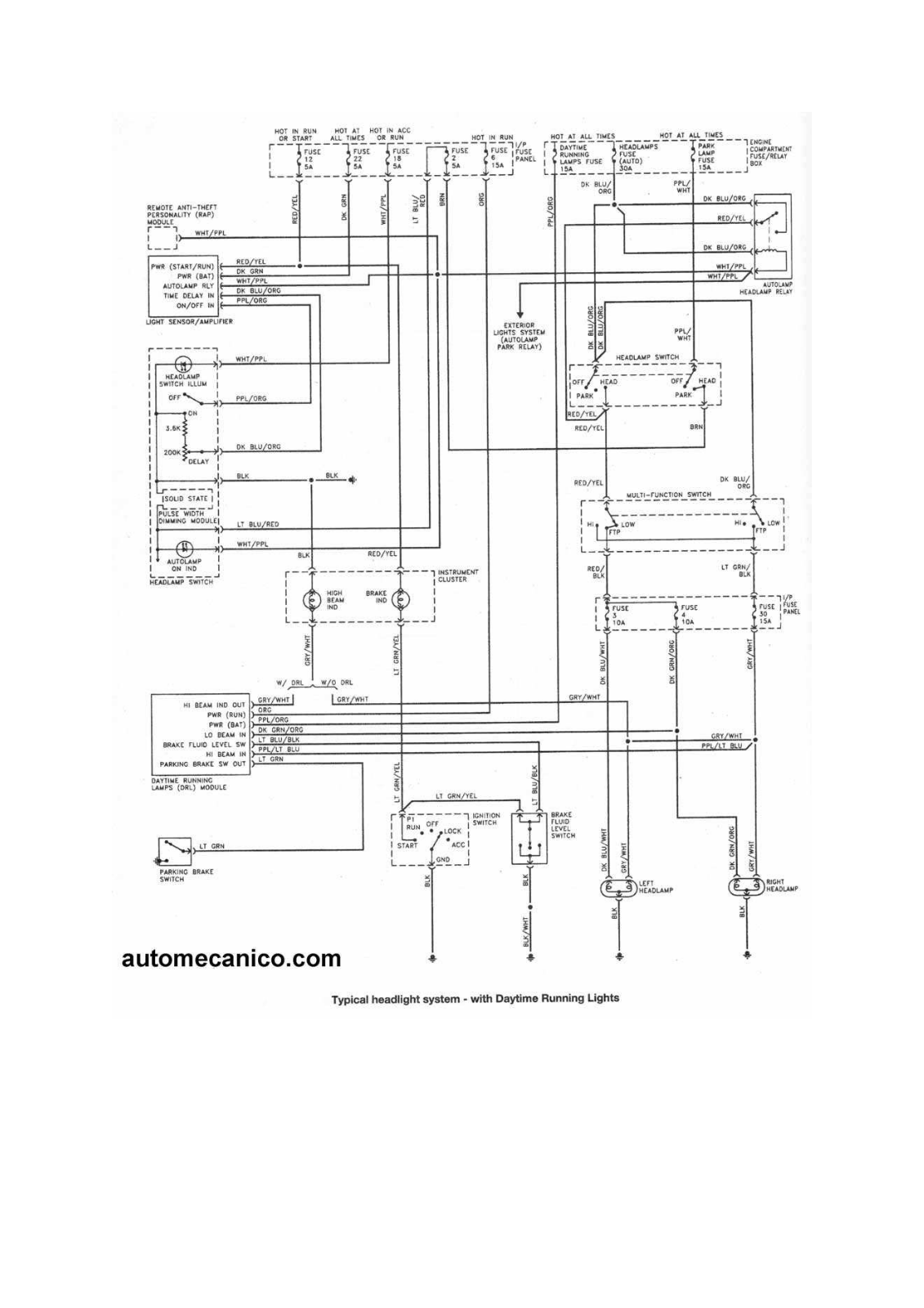 FORD Taurus 8-29 dtaur7 Diagram